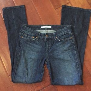 Joe’s Jeans dark wash with flare leg